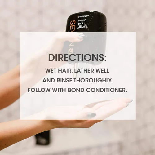 Miniatura 4 de SEVEN Kente Bond Champú reparador, champú fortalecedor para puntas abiertas de cabello dañado, limpieza de construcción de bonos con té verde guar