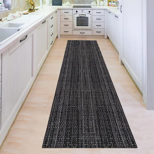 Miniatura 18 de Alfombra Buffalo Plaid Pequeña a Cuadros 2x3 Pies (61x91 cm) Naranja y Negro, Tapete para Puerta Delantera, Navidad Halloween Acción de Gracias