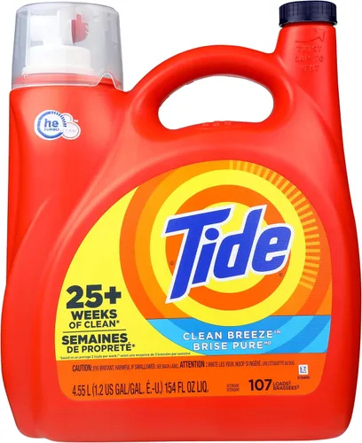 Miniatura 26 de Tide Detergente líquido para ropa, original, 100 cargas, 146 onzas líquidas, compatible con alta eficiencia