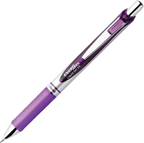 Miniatura 5 de Pentel EnerGel Deluxe RTX - Bolígrafos de tinta de gel (¹/₃₂ pulgadas), punta metálica, colores surtidos, 6 unidades (BL77BP6M)