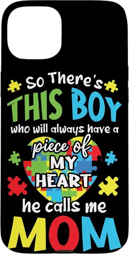 Miniatura 8 de Funda para iPhone 11 Boy Calls Me Mom Heart Colorido Puzzle Autismo