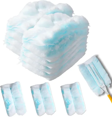Miniatura 2 de Recambios de plumero, cepillo de eliminación de polvo estático desechable, cabezal de repuesto compatible con repuestos de plumero Swiffer para Azul