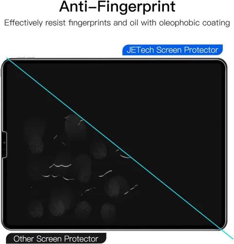 Miniatura 6 de JETech Protector de pantalla de privacidad para iPad (9.7 pulgadas, modelo 2018/2017, 6ª/5ª generación) y iPad Air 2, película de vidrio templado