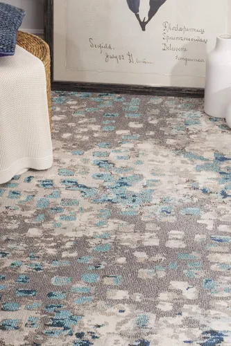Miniatura 24 de SAFAVIEH colección Monaco MNC225E - Alfombra boho chic con diseño abstracto de acuarela, no suelta pelusa, para sala, habitación, comedor, oficina