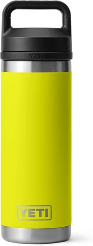 Miniatura 48 de YETI Rambler Botella de 18 oz, aislada al vacío, de acero inoxidable con tapa Chug, negro