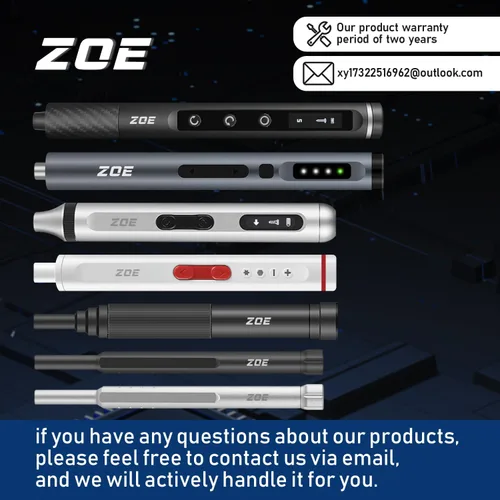 Miniatura 9 de ZOE Destornillador Eléctrico, Mini Juego de Destornilladores de Precisión Inalámbrico, Kit de Destornillador Pequeño con Puntas Magnéticas