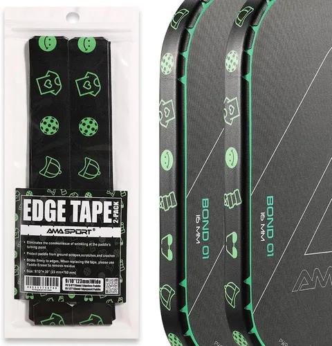 Miniatura 69 de PICKLETECH Pickleball Edge Guard Tape – Pink Unicorn Pattern Edge Tape for Pickleball Paddle - Fit Perfectly Curved Edge - No Wrinkling Sonrisa verde