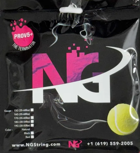Miniatura 4 de Cuerdas de raqueta de tenis con revestimiento molecular 15G-19G PROV5 (+) - Cuerdas de tenis intestinales naturales de clase mundial