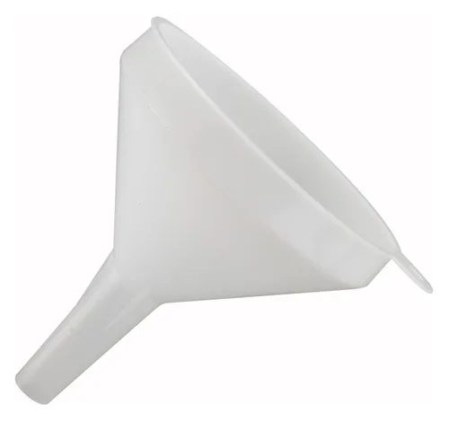 Winco Embudo de plástico, 4 1/4 pulgadas de diámetro, blanco, mediano