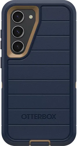 Miniatura 8 de OtterBox Funda para Galaxy S23 - Serie Defender - Negra, resistente y duradera - con protección de puertos - Solo la funda - Protección microbiana