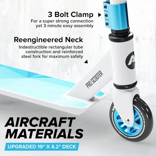 Miniatura 4 de APOLLO Pro Scooter Genius 4.0 - Patinetes profesionales para adolescentes, adultos y niños - Patinetes geniales para trucos, scooter de acrobacias