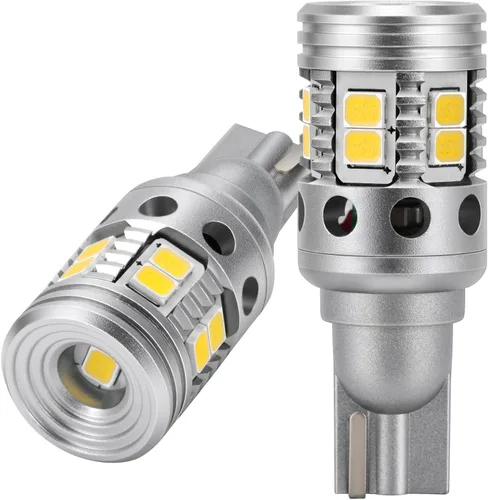 Bombilla LED 921 de marcha atrás, lámpara de respaldo súper brillante 912 automotriz W16W Pickup Truck 6000K blanco Can-bus libre de errores T15