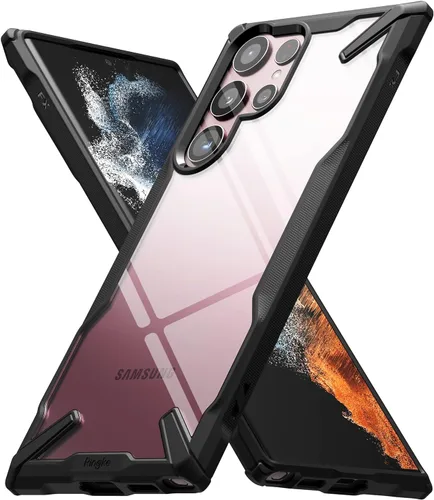 Miniatura 44 de Ringke Fusion-X para Samsung Galaxy S22 Ultra Funda [Recortes Precisos para Lentes de Cámara] Parachoques Mejorado Resistente Uso Rudo a Prueba