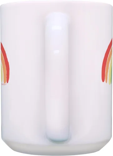 Miniatura 2 de Taza con diseño de arcoíris Love Always Wins LGBTQA Ally Gifts Gay Pride Gifts Hope - Taza de café de 15 onzas, color blanco