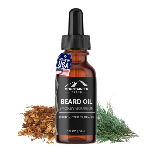 Miniatura 11 de Mountaineer Brand Aceite para barba – Sin perfume – Acondicionador y suavizante 100% natural para hombres – Hidrata e hidrata para el crecimiento