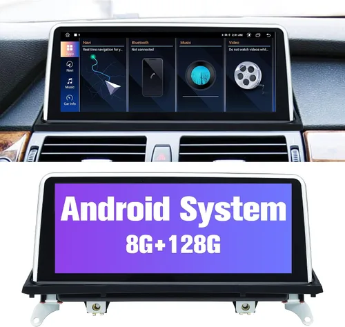 Miniatura 9 de Estéreo para E70 E71: 64G Estéreo de coche con Bluetooth Apple Carplay para BMW E70 E71 CCC 2007-2010, pantalla táctil del mercado de accesorios