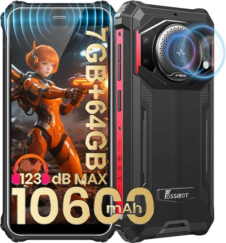Miniatura 9 de FOSSIBOT Teléfono resistente F114 2026 desbloqueado, 16 GB RAM128 GB+2 TB ROM, pantalla HD+ de 6.67 pulgadas 120Hz, teléfonos celulares Android 15