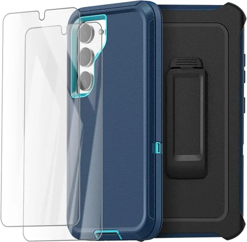 Miniatura 28 de AICase Funda para Galaxy S23 Funda Transparente (6.1"), Protección contra Caídas de Servicio Pesado Cuerpo Completo Resistente a Prueba de Golpes/A