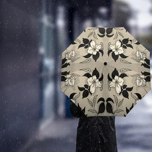 Miniatura 3 de DHDM Parasol Umbrella for Outdoor Automatic Eight Strands Rain Umbrella Adults Shade Umbrellas