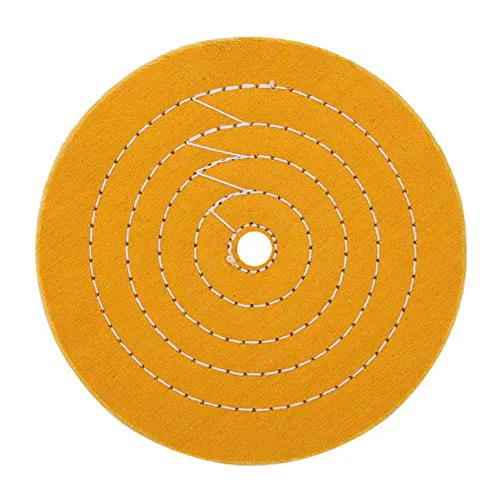 Miniatura 20 de SCOTTCHEN Rueda de pulido de algodón de 6 pulgadas, almohadilla de pulido cosida en espiral extra gruesa para herramienta de molinillo de banco