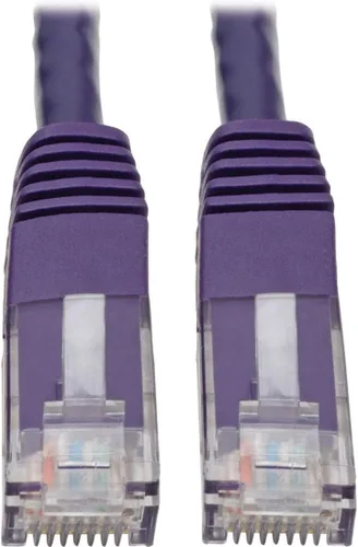 Miniatura 14 de Tripp Lite Cable de conexión moldeado Gigabit Cat6 Cat5e RJ45 M/M 550MHz Amarillo