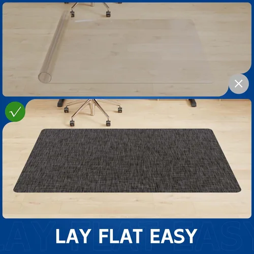 Miniatura 2 de Tapete para silla de oficina para suelo de madera dura y azulejos, tapete antideslizante para silla de escritorio, protector de suelo fácil