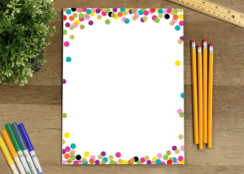 Miniatura 2 de Papel para computadora con confeti