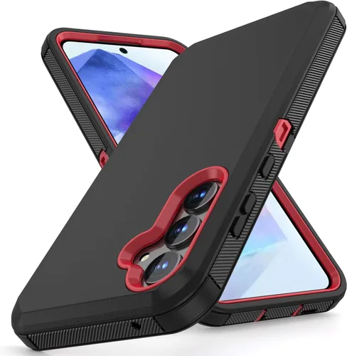 Miniatura 19 de Jiunai Funda para Samsung A16, a prueba de golpes, antipolvo, protección resistente, de doble capa, borde elevado, para exteriores, híbrida