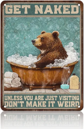Miniatura 33 de Cartel de metal vintage con texto en inglés "Girl and She Lived Happily Ever After Dog" (Poodle Girl and She Lived Happily Ever After Dog), letrero