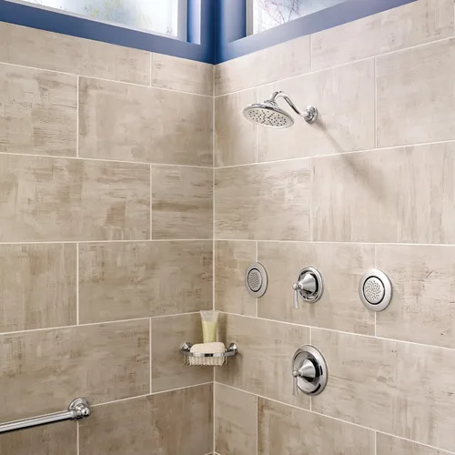 Miniatura 2 de Moen TS1322BN-S1300 - Aerosol de cuerpo de mosaico con válvula, níquel cepillado