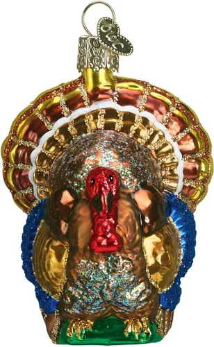 Miniatura 6 de Old World Christmas - Adorno de sierra de cadena de vidrio soplado para árbol de Navidad, decoración de vacaciones hecha a mano, colección