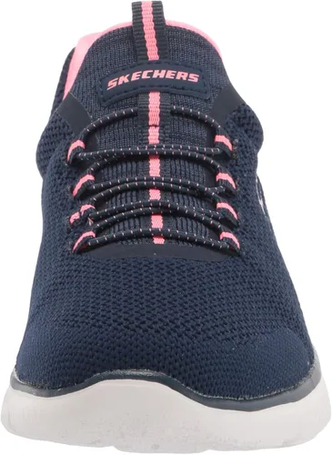 Miniatura 2 de Skechers Tenis clásicos geniales para mujer Summit Azul marino rosa encendido 85