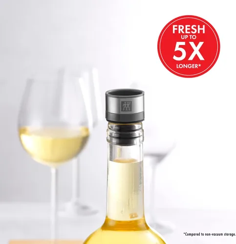 Miniatura 5 de ZWILLING Fresh & Save - Sellador de vino al vacío de 3 piezas (juego de 3), juego de regalo