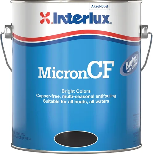 Miniatura 2 de Interlux YBD104/1 Micron CF Antifouling Paint - Shell White, galón Blanco de concha