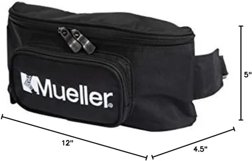 Miniatura 6 de Mueller Riñonera vacía, negra, 0.25 libras