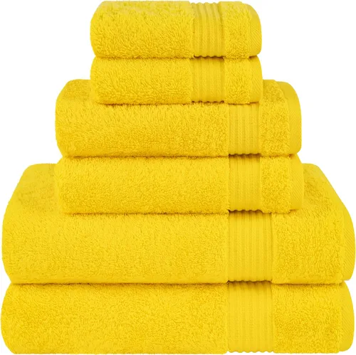 Miniatura 112 de Cotton Paradise 4 piezas de toallas turcas para baño, juego de toallas extra grandes suaves y afelpadas para baño, color beige