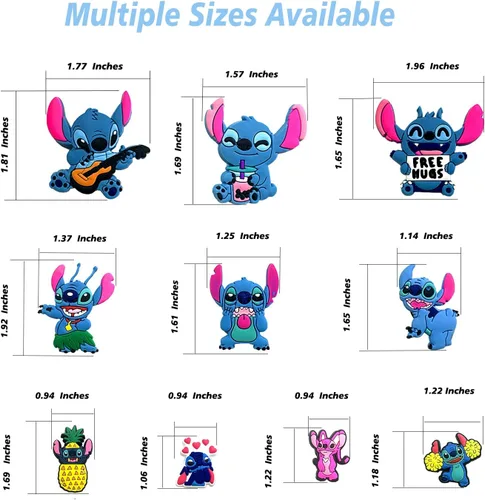 Miniatura 2 de 30 40 PCS Shoe Charms for Croc Shoes Charms Decoration, Cute Kawaii Cartoon Shoe Sandals Decorations for Birthday Parties, Theme Parties, Party