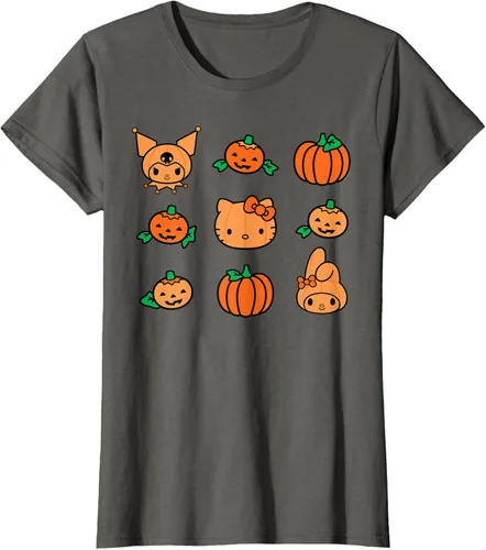 Miniatura 5 de Camiseta de Halloween Hello Kitty My Melody Kuromi Pumpkins