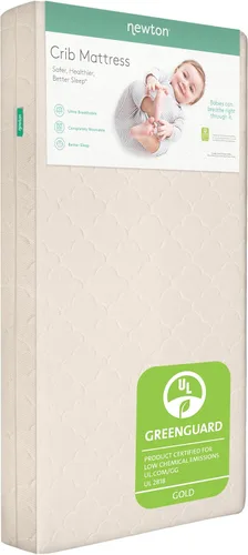 Miniatura 10 de Newton colchón para cuna 100% transpirable y con eficacia comprobada para reducir el riesgo de asfixia.Ve más allá con un colchón orgánico, Luz