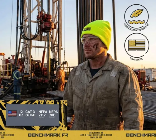 Miniatura 5 de BENCHMARK FR Gorro resistente al fuego - CAT3 - Fabricado en los Estados Unidos Hivis