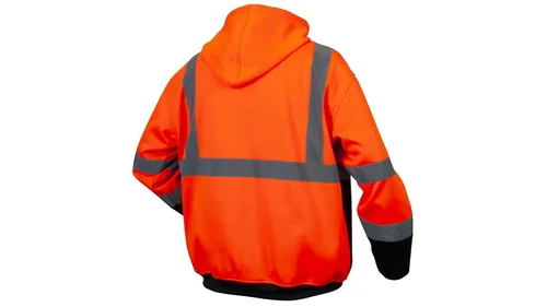 Miniatura 2 de Pyramex RSZH3320X2 RSZH33 Series Sudaderas Clase 3 Premium cremallera sudadera en naranja - 2X grande Naranja (Hi-Vis Orange)
