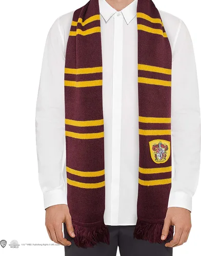 Miniatura 3 de Bufanda de Harry Potter 74 pulgadas tela ultra suave bolsa zip de Cinereplicas Algodón Gryffindor talla única
