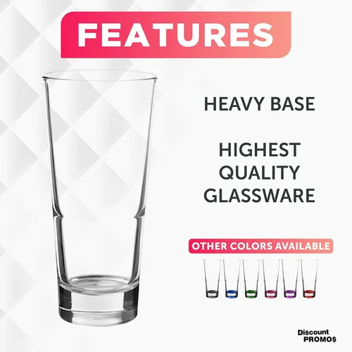 Miniatura 2 de DISCOUNT PROMOS Juego de 10 vasos Navara Highball de 15 onzas, paquete a granel, perfectos para utensilios de bar, mezcla de cócteles, vasos para En