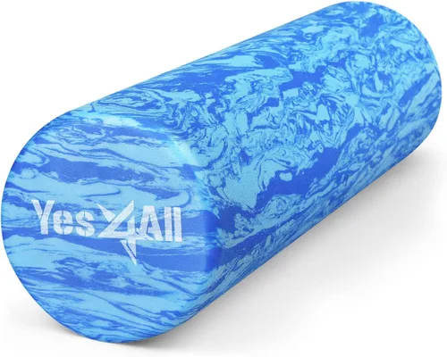 Miniatura 16 de Yes4All Rodillo de espuma EVA firme para la espalda - Rodillo redondo para la espalda para ejercicio, yoga y pilates 12/18/24/36 pulgadas A. Azul