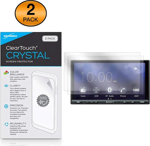 Miniatura 2 de BoxWave Protector de pantalla compatible con Sony XAV-AX5000 – ClearTouch Anti-Glare (2 unidades), antihuellas mate