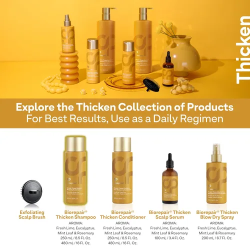 Miniatura 8 de Colorproof Biorepair Thicken Shampoo for Thinning Color-Treated Hair, Nourishes & Stimulates Hair & Scalp, Thicker, Fuller Looking Hair
