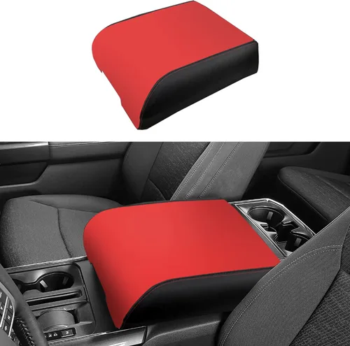 Miniatura 7 de Funda para reposabrazos adecuada para Ford F150 2015-2023, para Ford F250 F350 2017-2023 con asiento de salto 40/20/40, consola central, alfombrilla