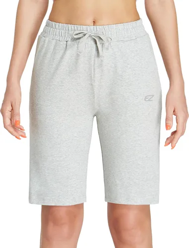 Miniatura 2 de EZRUN - Bermudas para mujer, para entrenar en el gimnasio, pantalones cortos veraniegos de algodón con bolsillos profundos para mujer