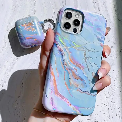 Miniatura 2 de VELVET CAVIAR Funda compatible con Samsung Galaxy S22 Ultra para mujer, probada en caídas de 8 pies, con forro de microfibra, bonitas fundas Mármol