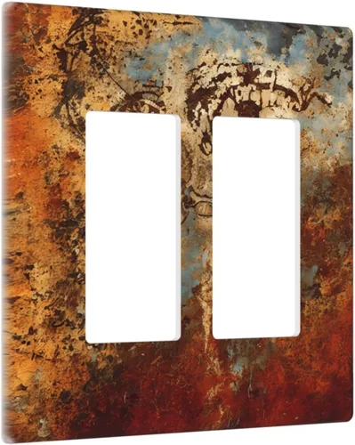 Miniatura 168 de Cubiertas Decorativas para Placas de Interruptor Abstracto Moderno de Mediados de Siglo Arco Boho Sol Dorado Hoja 1 Gang Placa de Pared Cubierta